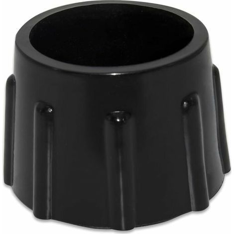 Set di 4 tappi protettivi antiscivolo in gomma sintetica per pavimenti di mobili rotondi, diametro 35 mm, 3,5 cm, neri (1/4)