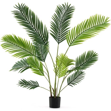 Palmera Areca Artificial, 140 cm, Decoración de Interiores