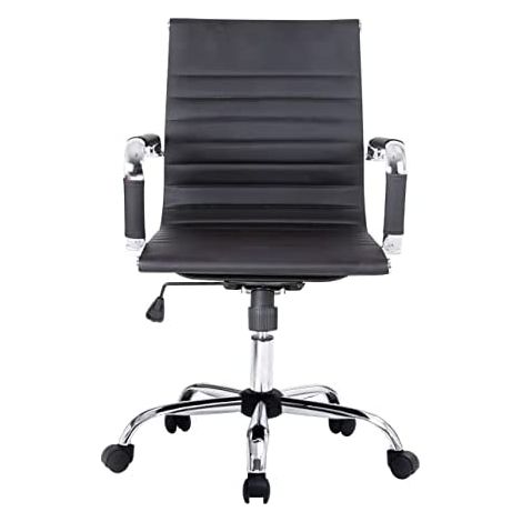 Equip chair de office - ergonomisches Design - mittelhohe Rückenlehne - gerippte Polsterung - Mechanik de butterfly - Höhenverstellung of -