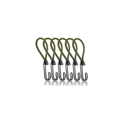Set di 6 tenditori elastici con ganci, tenditori per teloni, poster, cinghie elastiche, supporti per teloni, gomma per teloni, tenditore in gomma (1/5)