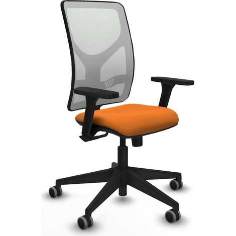 Sedia da ufficio piqueras y crespo Motilla arancione similpelle (1/2)