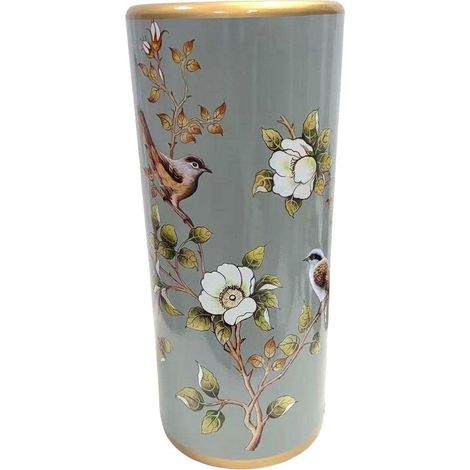 18 Inch Umbrella Stand - Ceramic - L20 x W20 x H46 cm - Grey