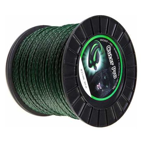 Fil nylon Cuter'Pro 3 mm x 231 m. Hélicoïdal. Bobine. Fil débroussailleuse (1/5)