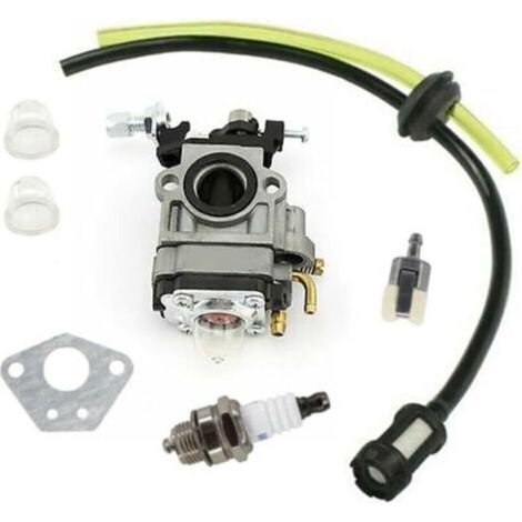 Kit de réparation carburateur pour taille-haie MTM Snipper 62cc et 65cc - Comprend une ligne de carburant, une ampoule d'amorçage, un filtre, un joint (1/5)