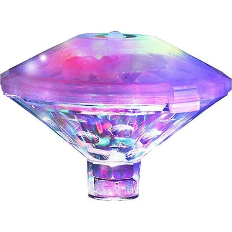 Lumière de douche de piscine de baignoire imperméable de diamant de LED, lumière de plongée sous-marine-Ensoleillé (1/3)