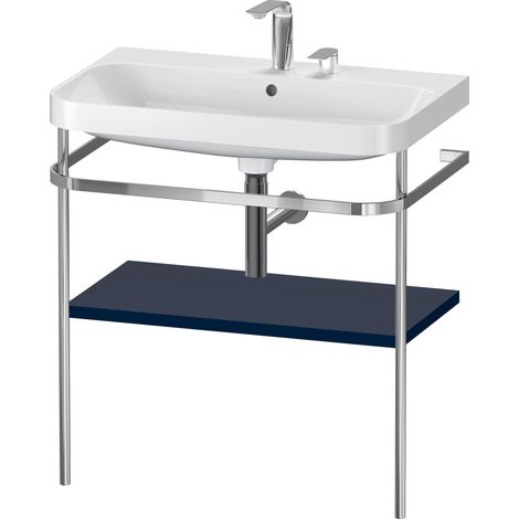 Duravit Happy D.2 Plus c-shaped Set avec console métallique,