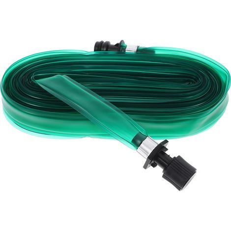 Tuyau d'arrosage de jardin de 15 m – Tuyau en PVC vert – Accessoire d'irrigation de jardin (1/5)