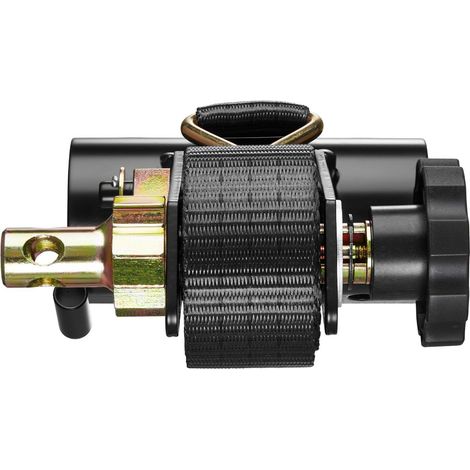 Sangles Ratchet pour Échelle, Tubes Ronds Noirs, 38 mm x 225 m, Charge Lourde 2268 kg, Ensemble de 2 avec Crochets J Doubles (1/5)