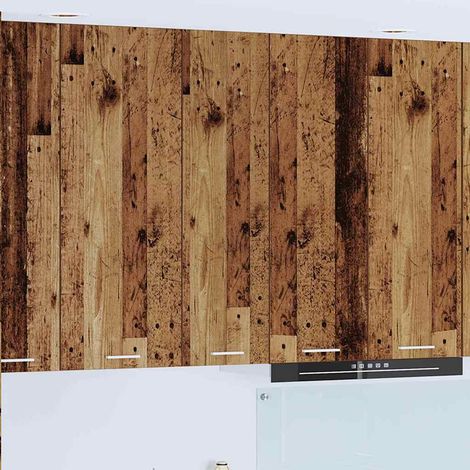 Hängeschrank mit Tür Altholz 30 x 31 x 100 cm Holzwerkstoff