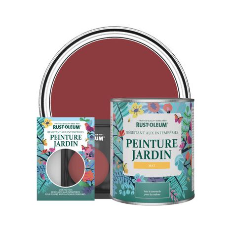 Peinture Jardin, Finition Mat - Bordeaux (1/3)