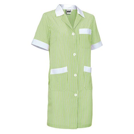 Bata mujer de corte entallado Alanis XL Blanco/Verde manzana