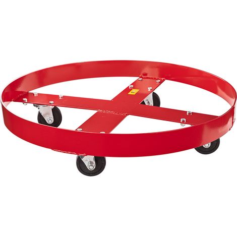 Fassroller Transportroller Transport Rollbrett FR für 200L Metallfass Fässer (1/4)