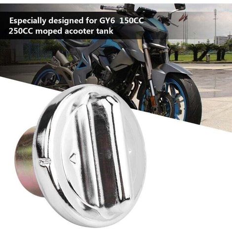 Couvercle de réservoir de bouchon de gaz de carburant pour réservoir de scooter de cyclomoteur GY6 150CC 250CC - (1/4)