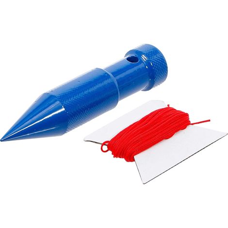 JEU DE FIL À PLOMB AVEC CORDON 200G 6M BGS DIY 71018 (1/4)
