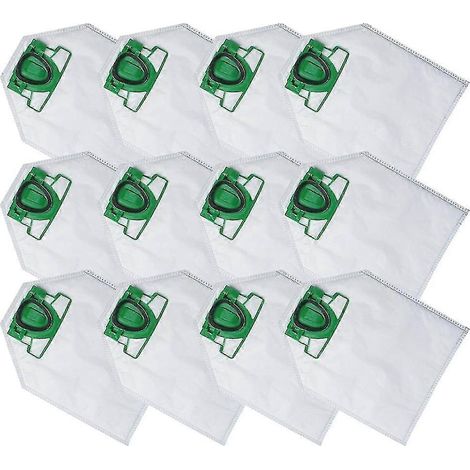Lot de 12 sacs pour aspirateur Vorwerk Kobold VK 200 - Sacs d'aspirateur de qualité supérieure pour VK 200 (Haoyi) (1/5)