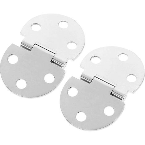 2 mini charnières en cuivre à 6 trous pour porte de placard, pour petits travaux de menuiserie (1/5)