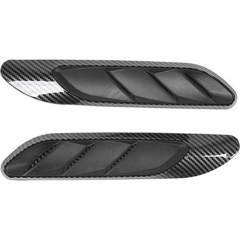 paire de garnitures d'aération latérales de garde-boue (gauche et droite) style fibre de carbone, remplacement aérodynamique pour Mercedes-Benz Classe C W206 AMG-Line C63 (à partir de 2022). (1/5)