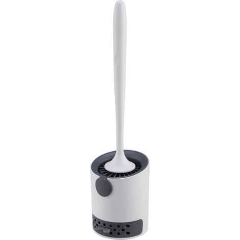 [Doppelköpfig] 1er-Pack Toilettenbürste mit Halter, rutschfester Griff S (1/5)