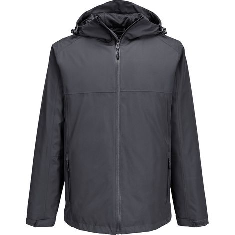 Giacca da pioggia professionale - Taglia XXXL - Grigio metallico - Portwest