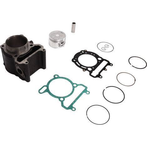 Lot 2 segments de piston 69mm, axe, clips et joints en alliage d'aluminium pour scooter 250cc - dissipation thermique optimale (1/5)