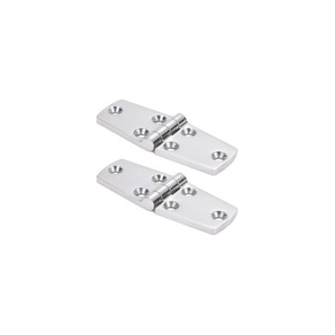 Charnière pour navire Acier inoxydable 316 102 × 38 mm Charniere Porte Placard Utilisé pour les bateaux,yachts,charnières de porte les charnières d'armoire les charnières de raccordement ,2 PCS (1/4)