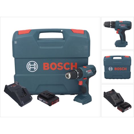 Bosch GSB 18V-21 Akku Schlagbohrschrauber 18 V 55 Nm + 1x Akku 2,0 Ah + Ladegerät + L-Case