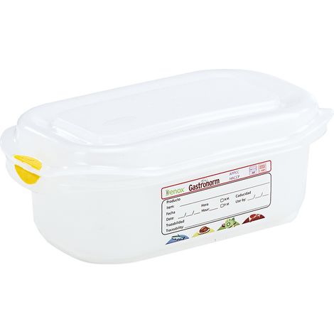 Contenitore GN ermetico professionale Denox Gastronox 1/9 h 65