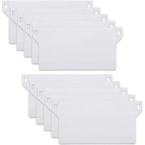 Packung mit 10 Beschwerungsplatten für Vertikaljalousien, 125 mm Gewicht (weiß) (1/5)