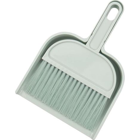 Mini ensemble de pelles Mini pelle à poussière ensemble de 2 pièces Mini brosse à poussière Petit balai pelle à poussière ensemble de brosses à poussière pour enfants et adultes cuisine (1/5)