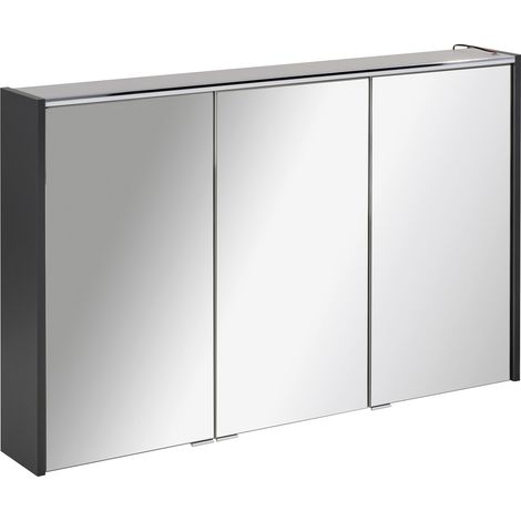 FACKELMANN Spiegelschrank DV 110 anthrazit (1/2)