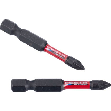 Embout de torsion FESTA INDUSTRY PZ1 50 mm S2 1/4" 2 pièces 18710.01 (1/2)