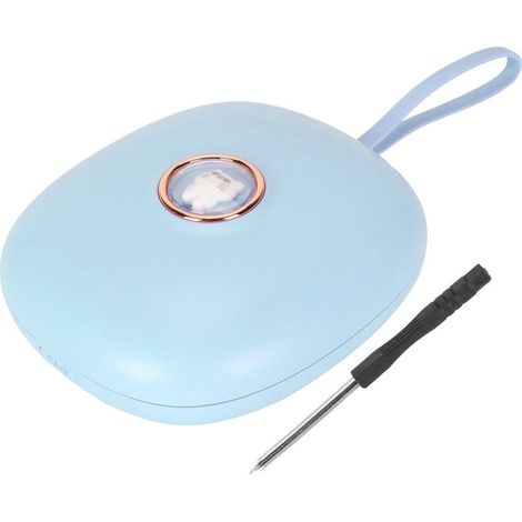 Réveil numérique vibrant Portable LED électronique pour les gros dormeurs étudiants enfants bleu ciel (1/5)