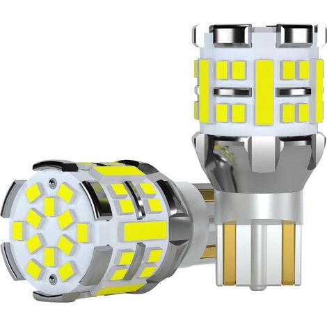 T15 W16W LED Bulb CANBUS for Car Rear Reverse Lights White (1/5)