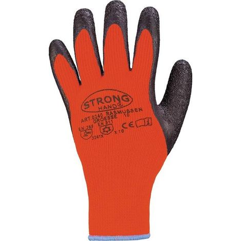 Guanti STRONGHAND protezione freddo Rasmussen arancio / nero EN 388 EN 511 DPI II Mis. 11 - 0240-11H (1/3)