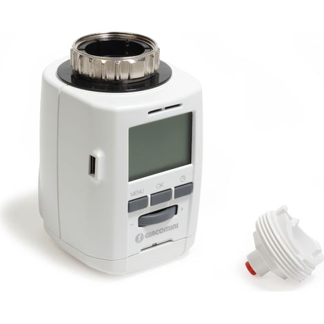 Cabezal termostático Giacomini K470H programable radiador