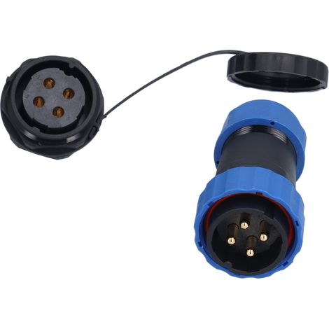 Connecteur étanche IP68, écrou arrière, prise d'alimentation aéronautique 380 V 45 A pour câble/fil SP284 (1/5)