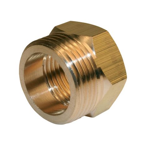 Nipplo a vite in ottone M 26 x 34 per tubo rame CENTRALE BRICO