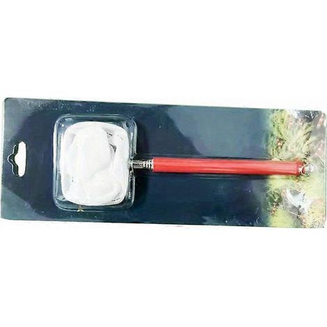 Épuisette rétractable en acier inoxydable pour crevettes, idéale pour les aquariums et les bassins - poignée réglable pour une épuisette et une capture faciles (rouge) (1/5)