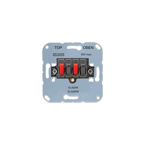 Jung Presa di collegamento per altoparlanti stereo 25 V , 60 V DC 2 vie SLA 2 AN