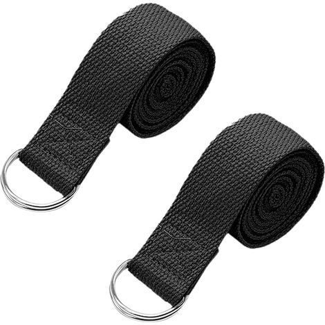 Lot de 2 Sangles Extensibles pour Yoga, Pilates et Danse - Équipement d'Extension et de Sécurité pour Exercices (1/5)