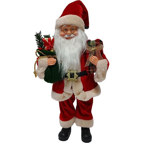 Decorazione Natalizia Babbo Natale Carillon 45 cm (1/2)