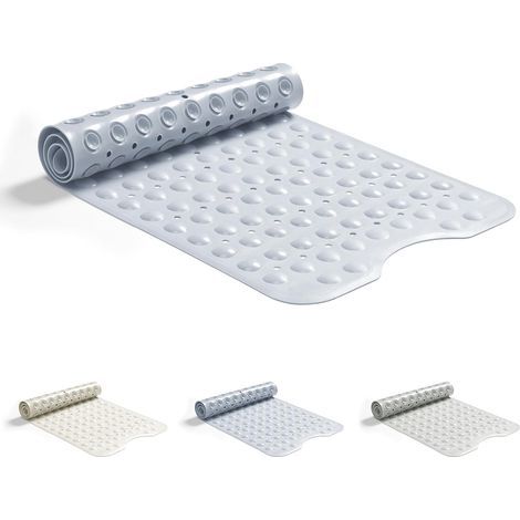 1 Tapis de bain, antidérapant, 200 ventouses, matériau TPE, drainage efficace, salle de bain (1/5)