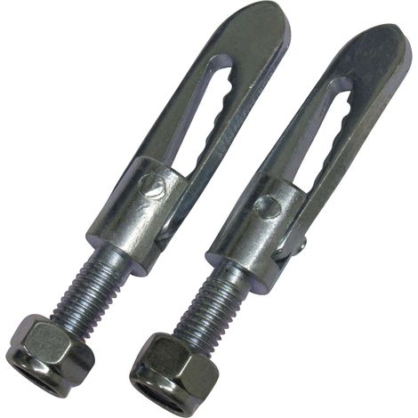Antiluce Fasteners Drop Lock Pins x2 12MM x 75MM Bolt On (Anti Luce Catch Latch Trailer Bolt)
