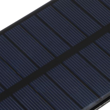 Lot de 2 mini panneaux solaires en polysilicium pour chargeur de batterie DIY, 1,6 W, 5,5 V (1/5)