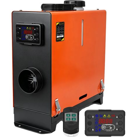 Chauffage à air diesel, fonctionnement silencieux, contrôle LCD, 8KW (1/5)