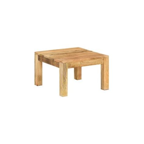 Table basse 55x55x35 Bois de manguier massif (1/5)