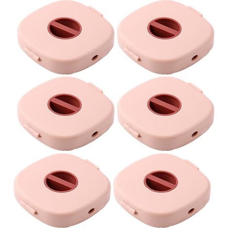 Set mit 6 einziehbaren Kabelaufwicklern für Ladekabel, Telefonkabel, USB-Kabel, Kopfhörer, Maus- und Ladekabel. (1/5)