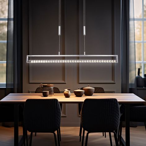 Lampada a sospensione a LED da 23 W alla moda con dimmer touch regolabile in altezza e rotazione ESOX
