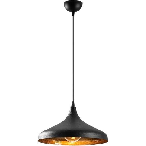 Plafonnier suspension noir et or Modèle 23 (1/5)