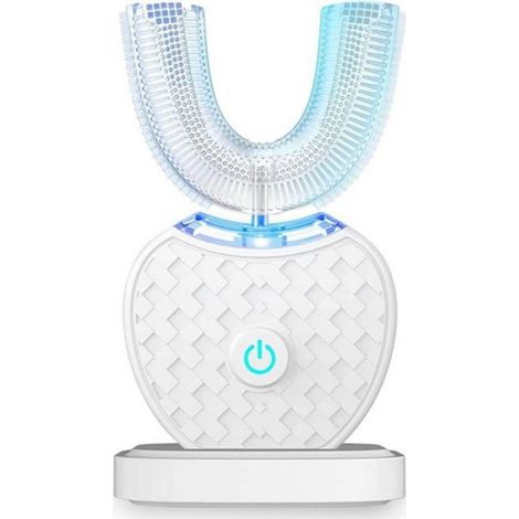 Brosse dents automatique 360° ultrasons – Adulte, minuterie – Blanchiment – Rechargeable